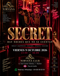 SECRET 9 OCTUBRE 2026